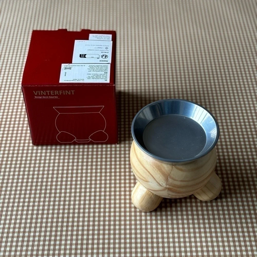 IKEA VINTERFINT wooden candle holder. NEW‎